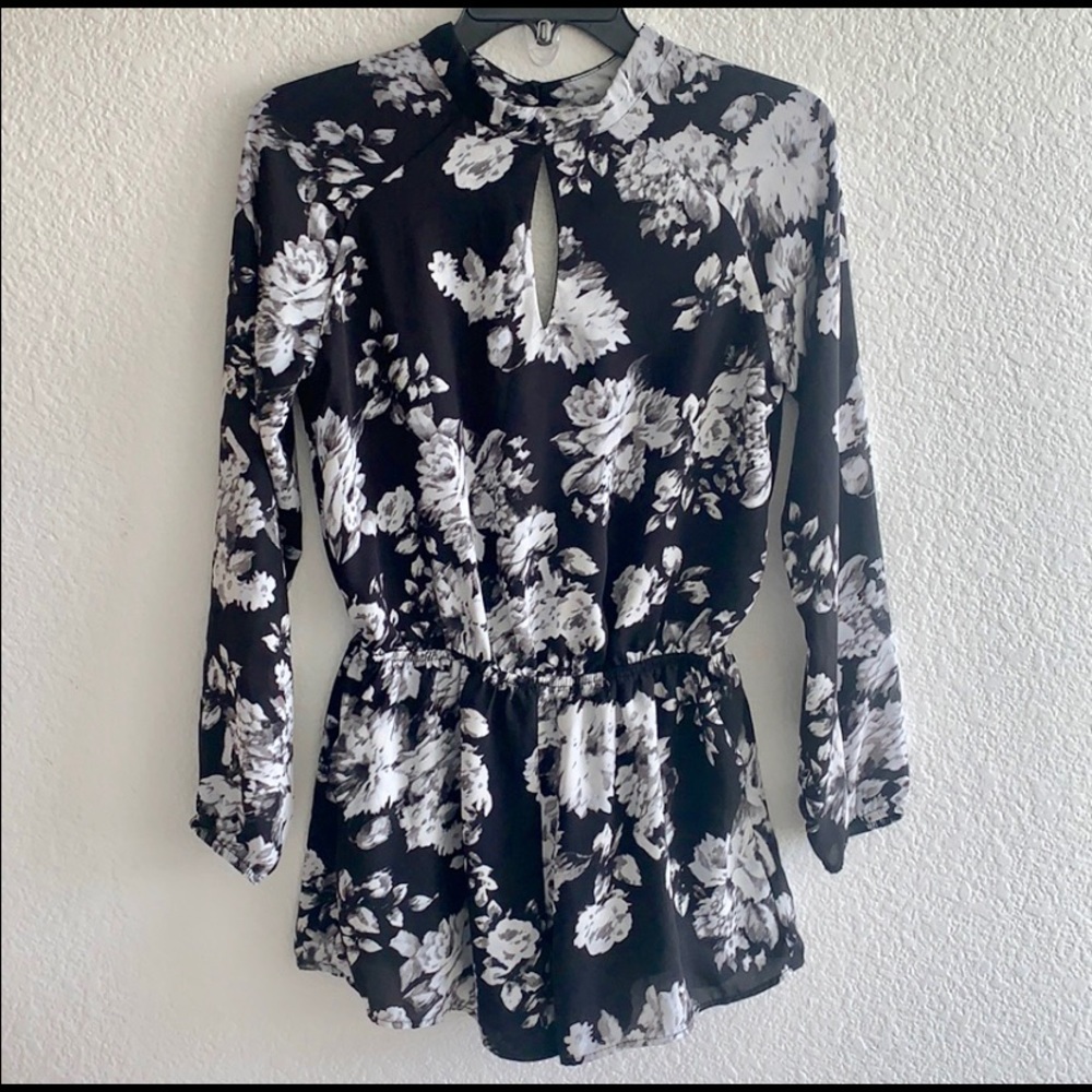Necessary Objects Floral Romper